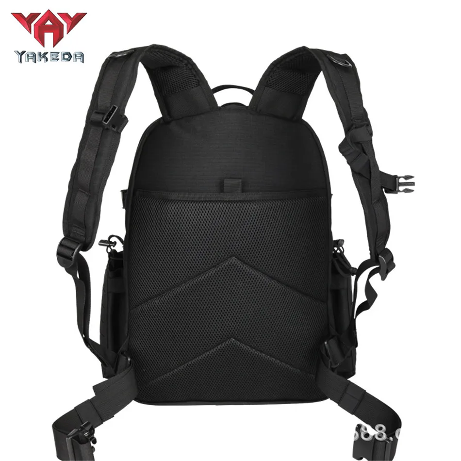 YAKEDA Tactical Backpack Outdoor 50L Waterproof Hiking Mountaineering Bag 1000D Polyester  Hunting Combat Travel Sports Backoack