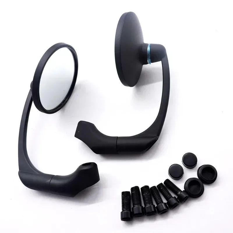 

New Motorcycle Chrome Aluminum for 7/8" 22mm Handle Bar End Side Rear View Mirrors Offroad Universal Racer Scooter Offro