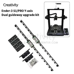 Ender 3 S1 Dual Y-axis Upgrade Ender 3 S1 Pro Linear Rail Kit MGN9H 315MM  Ender3 s1 3D Printer Parts Set
