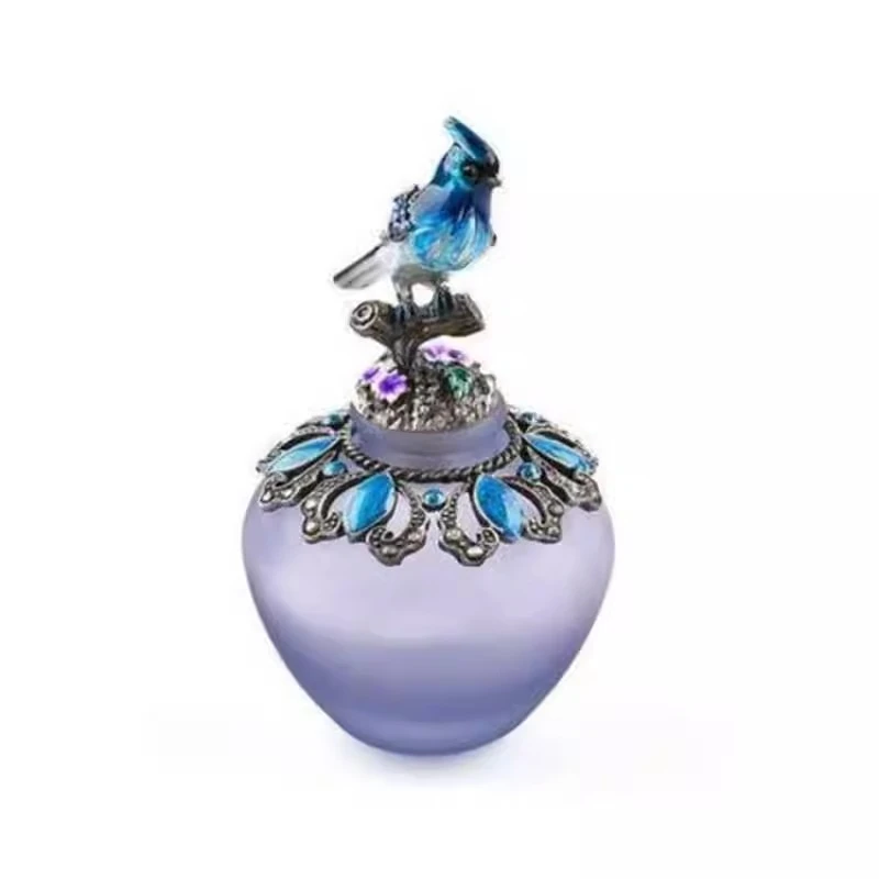 

Perfume bottles, vintage dresser ornaments, glass empty bottles