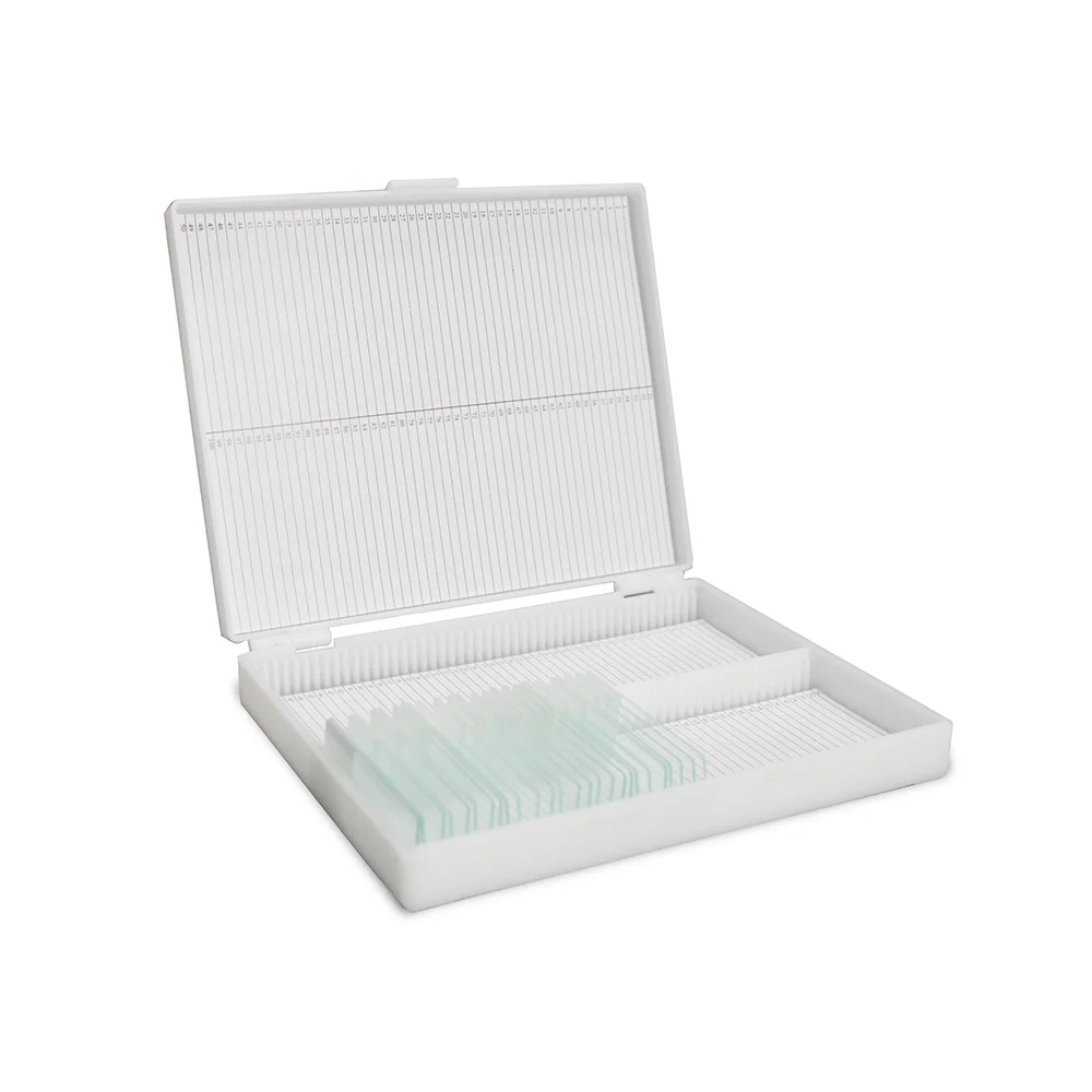 Biosharp 100 Slide Storage Box BS-QT-PB100 Laboratory Microscope Section Box Science Lab Tools School Supplies