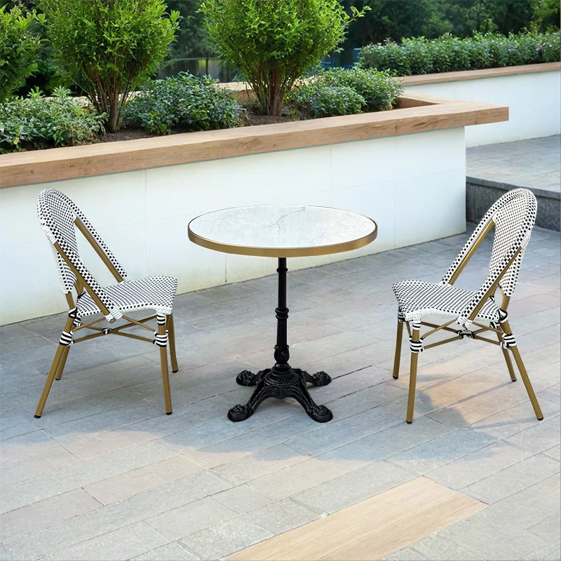 프랑스 비스트로 빈티지 알루미늄 커피숍 식당 가구 야외 - Outdoor Furniture Shop 리뷰 및 가격