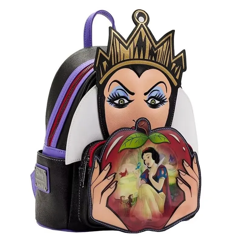 Loungefly Disney Backpack Snow White Shoulders Backpack For Girls Large-Capacity Leisure Bag Schoolbags Stationery Girls Gift