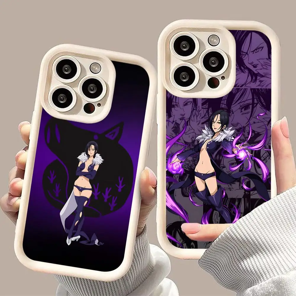 Seven Deadly Sins Merlin Phone Case for iPhone 18 17 16 15 14 13 12 11 Air Pro Max Plus White Soft TPU Shockproof Cover - view 5