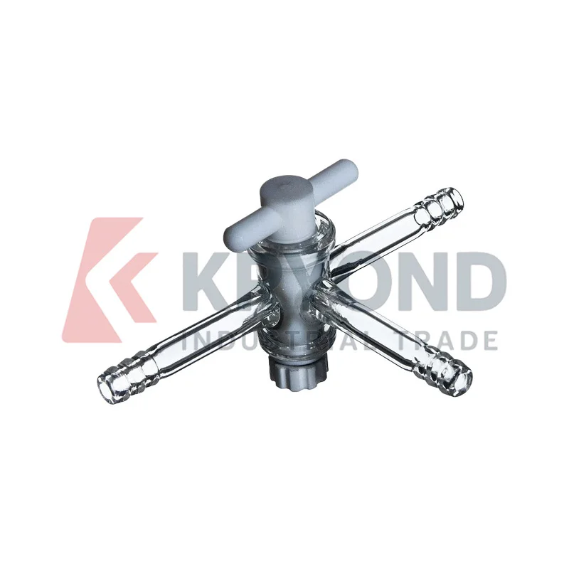 T Shape Three Way Glass Vacuum Adapter 10mm Distillation Connector Laboratory Glassware Research Series Model Apparatus Storage