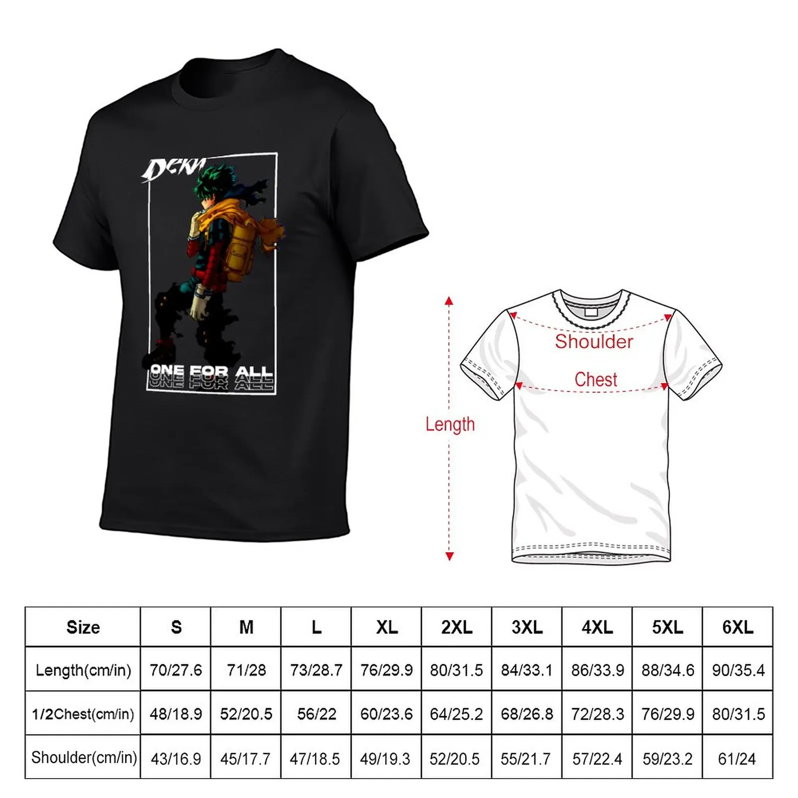 Deku Vigilante T-Shirt kawaii clothes cute clothes T-shirts for men cotton