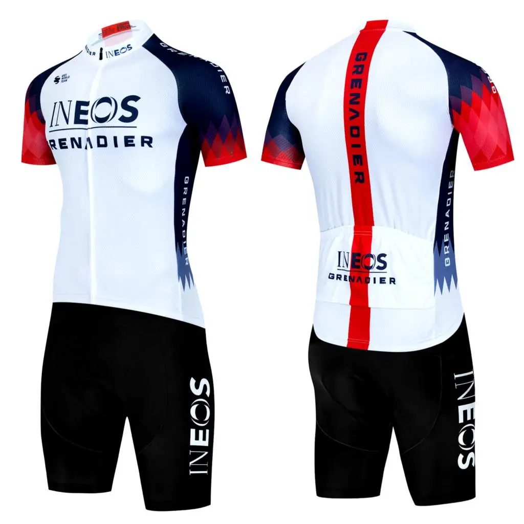 INEOS-Roupa Masculina de Ciclismo, Roupa MTB, Camisa e Shorts Profissionais, Jumper Masculino, Jersey Bike, Babador, Equipamento Verão