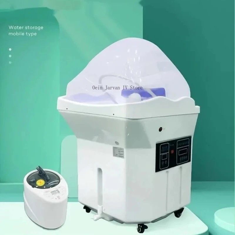 

Simple Hair Spa Machine Put on Makeup Bed Massage Stock Salon Chair Stretcher Professional Chairs Shaving Hairdressing Interior