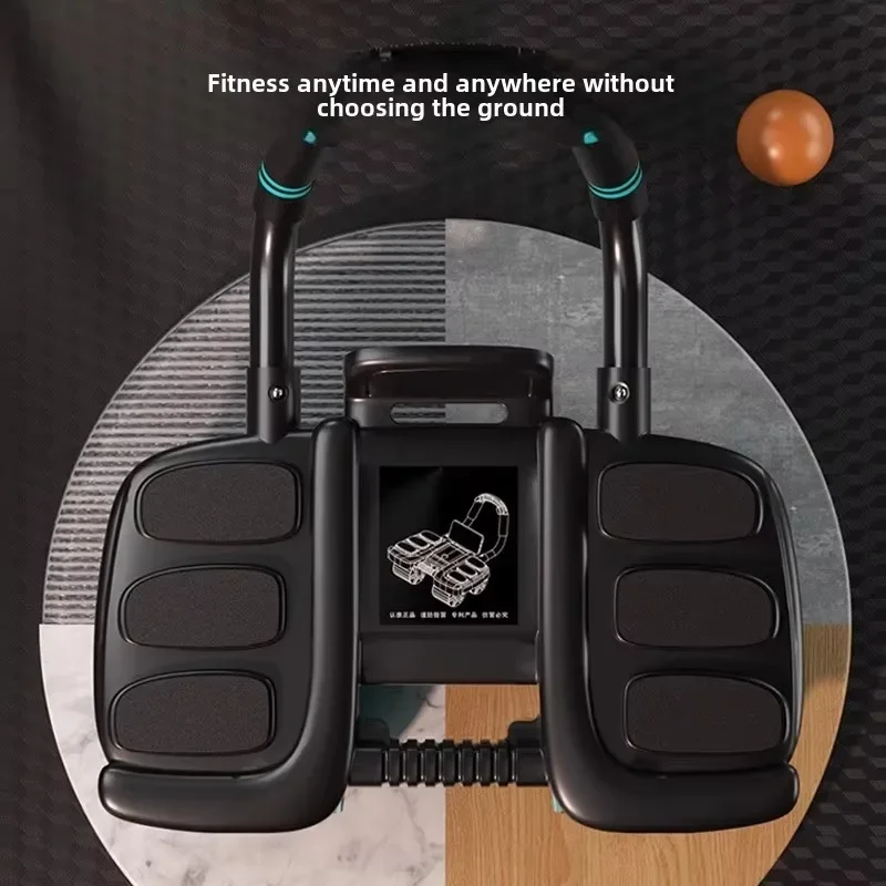 Automatic Rebound Abdominal Muscle Slimming Four-Wheeled Abdominal Curling Machine Men's Fitness Equipment