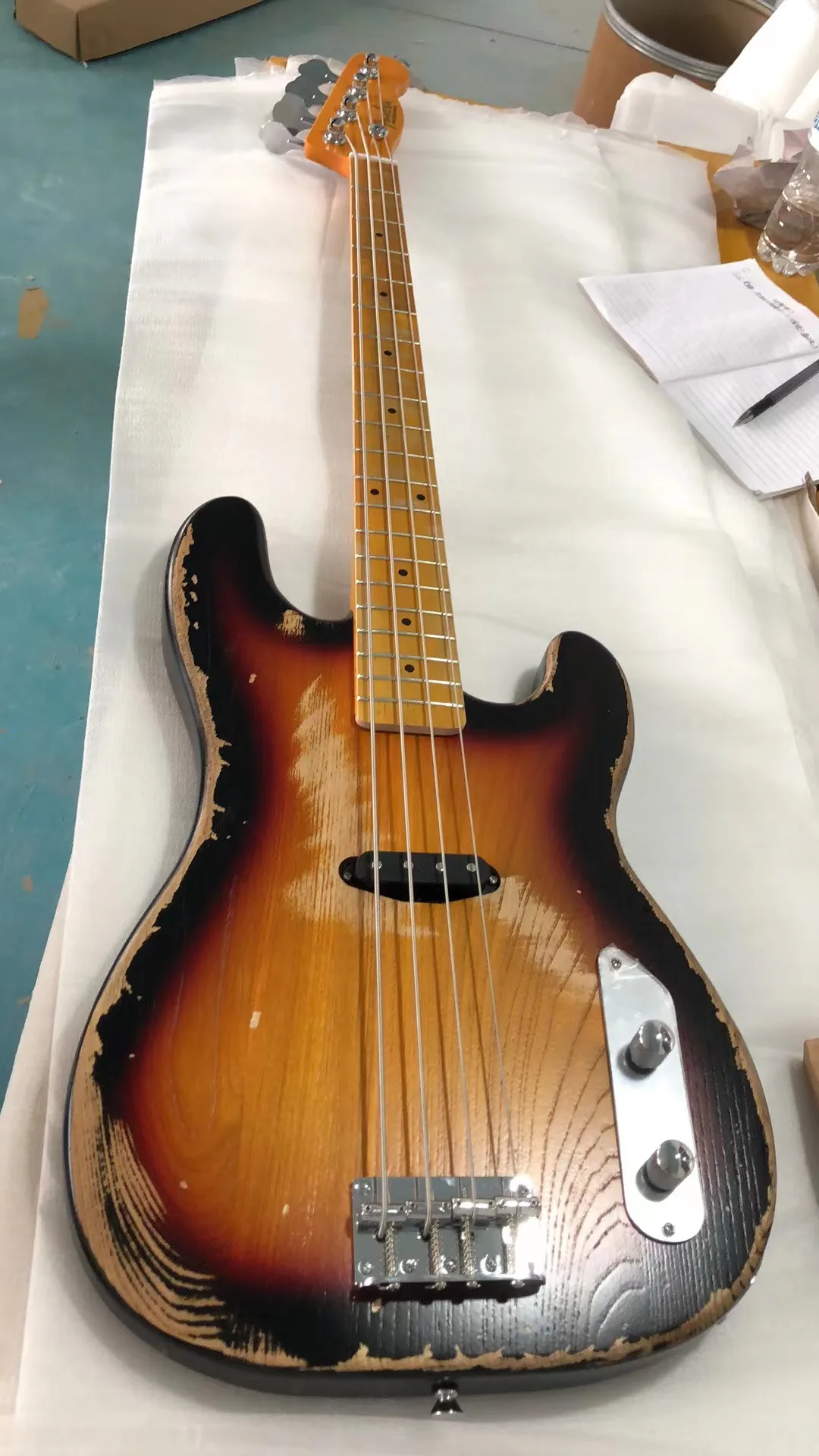 Ome Electric Guitar 4 String Bass Alder Body