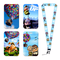 Disney UP Movie Neck Strap Lanyards for Keys Keychain Badge Holder ID Credit Card Pass Hang Rope Lariat Phone Charm Accessories