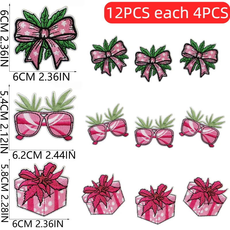 

10/12Pcs Wholesale Patches Halloween Cartoon Pumpkin Embroidery Cloth Clothes Decoration Ice Cream Embroidery Sticker Ironing