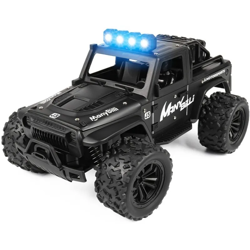 WOWFU-Alloy, Lights, And High-Speed Drift Capabilities 2.4G Wireless RC Off-Road Climbing Car