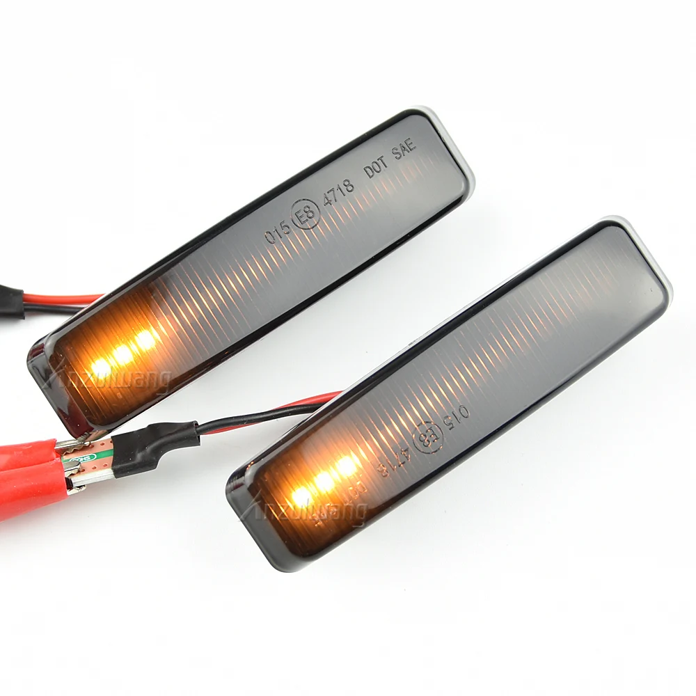 

2pcs Dynamic Led Turn Signal Side Marker Lights For BMW 5 Series 5er E39 Mod. Bj. 12/95 - 6/03 Flowing Sequential Blinker Light