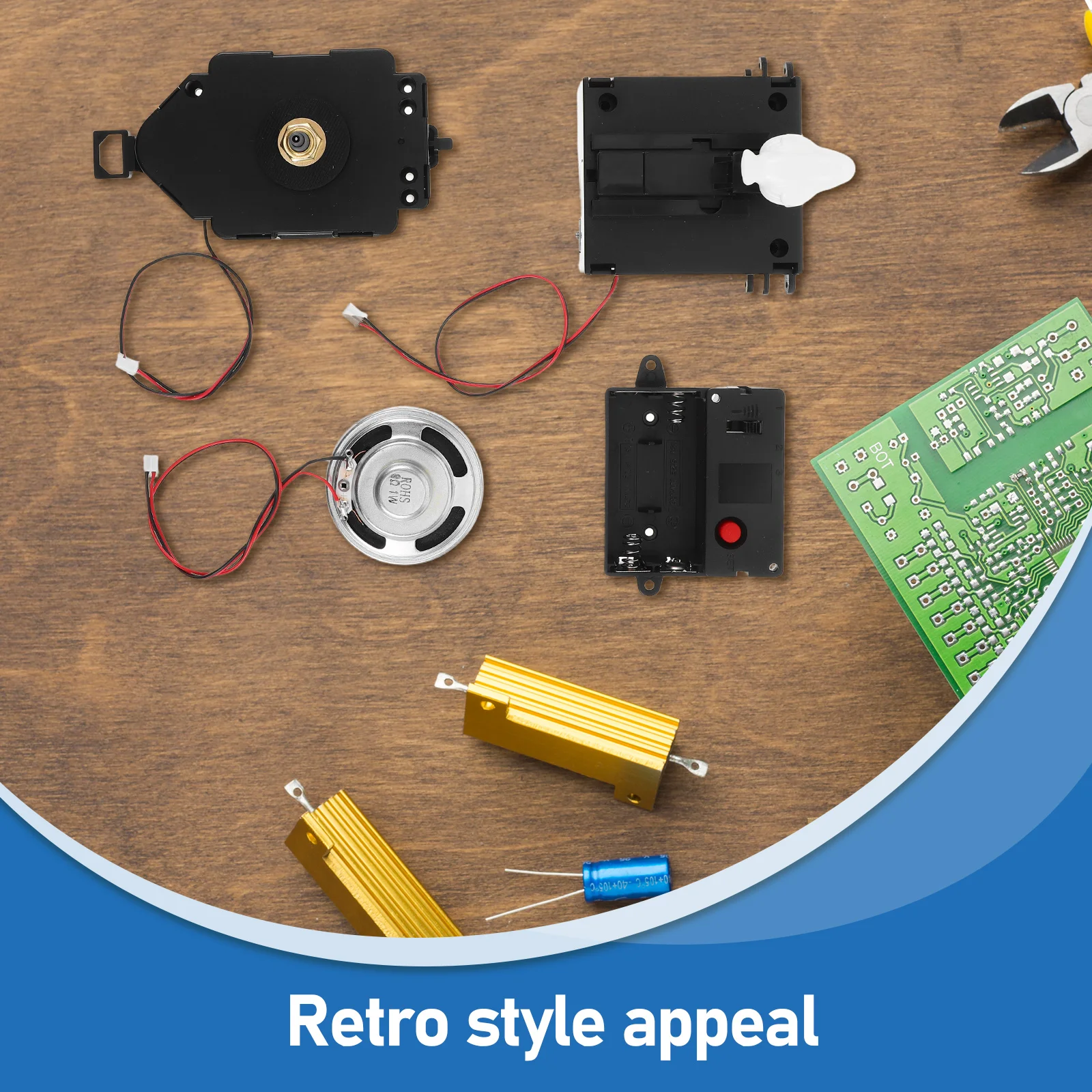 

Cuckoo Movement Hardware Kit Black Plastic Wall Replacement Accurate Retro Vintage Style Compatible DIY Repair Pendulum