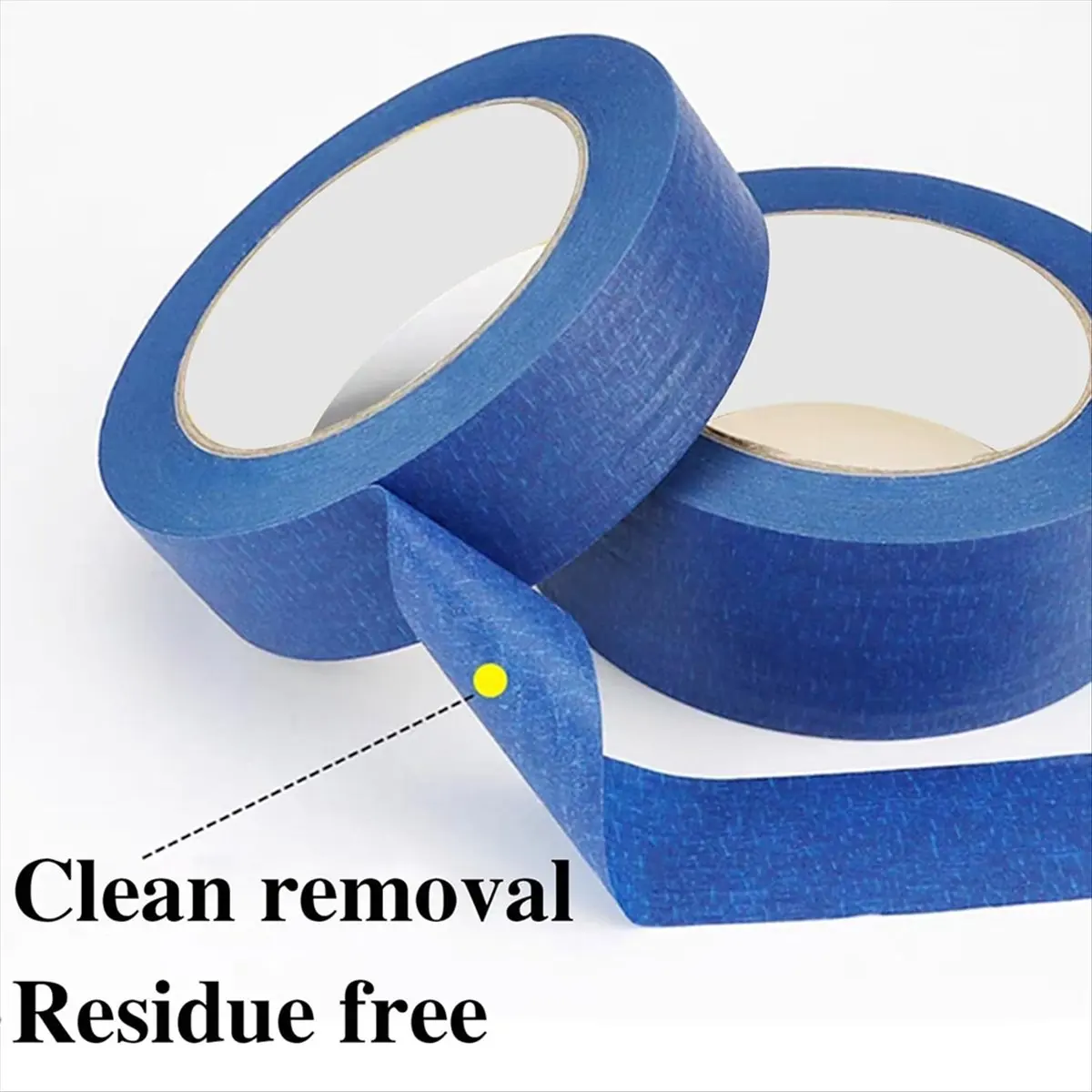 【2126 Popular】Painters Tape 1 Inch Wide, 4-Pack Blue Tape for General-Purpose Use, 1 Inch X 55 Yards X 4 Rolls, 220 Yards in Tot