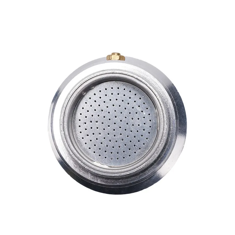 Double Tube Art Food Grade Aluminum Mini 2 Cup Mocha Pot Household Brewed Italian Coffee Pot Outdoor Coffee Italian