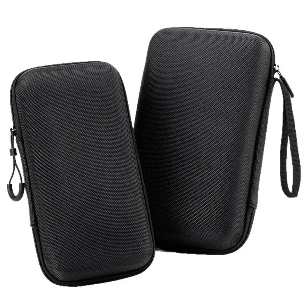 Durable Hard Shell EVA Storage Box Black Portable Zipper Earphone Case Mini Protective Storage Case Digital Accessories