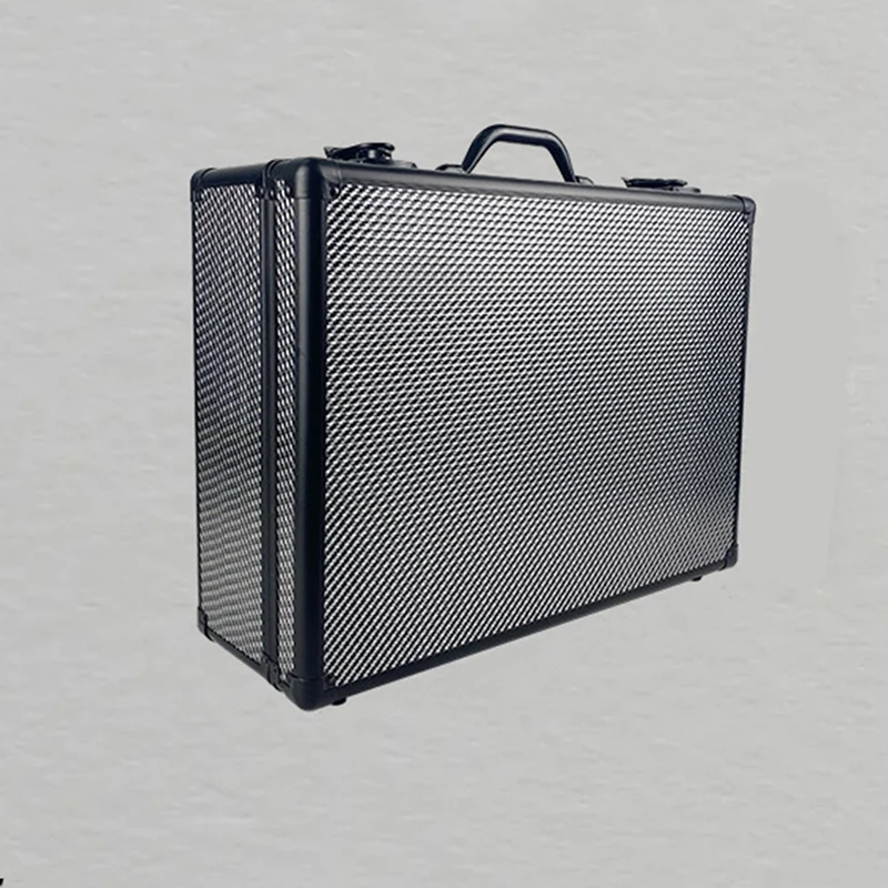 Carbon Fiber Tool Box Aluminum Tool Case Suitcase Equipment Hard Carry Bag Instrument Hard Case Portable Toolbox