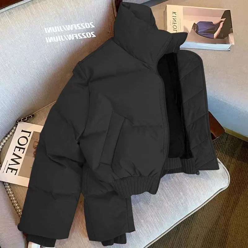 Classic loose and thick cotton jacket womens winter cotton bread jacket outerwear coats down jacket women winter coats women