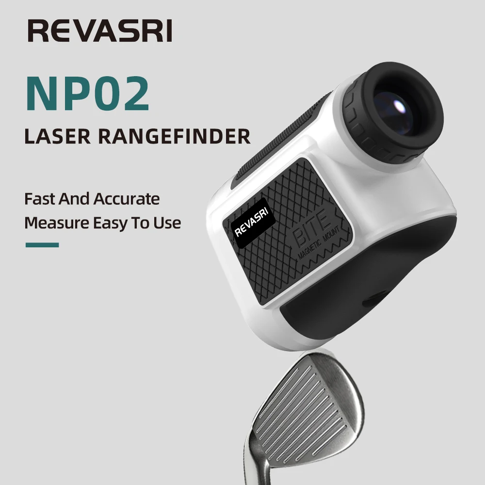 REVASRI New 1000 Yards Golf Rangefinder, with Flag-locking Vibration, Y/M/F Unit Conversion and Magnetic Attachment