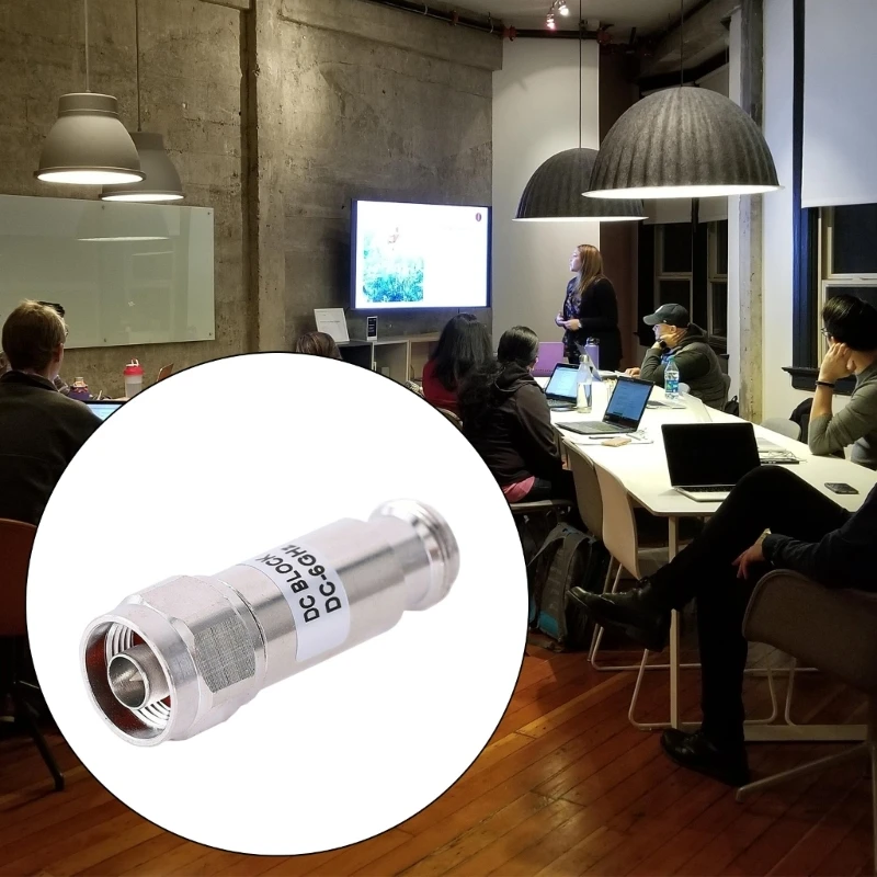 Khối dòng điện trực tiếp Dropship Dòng điện một chiều trực tiếp-6.0GHz 50ohm Khối kết nối dòng điện trực tiếp từ thiết bị kiểm