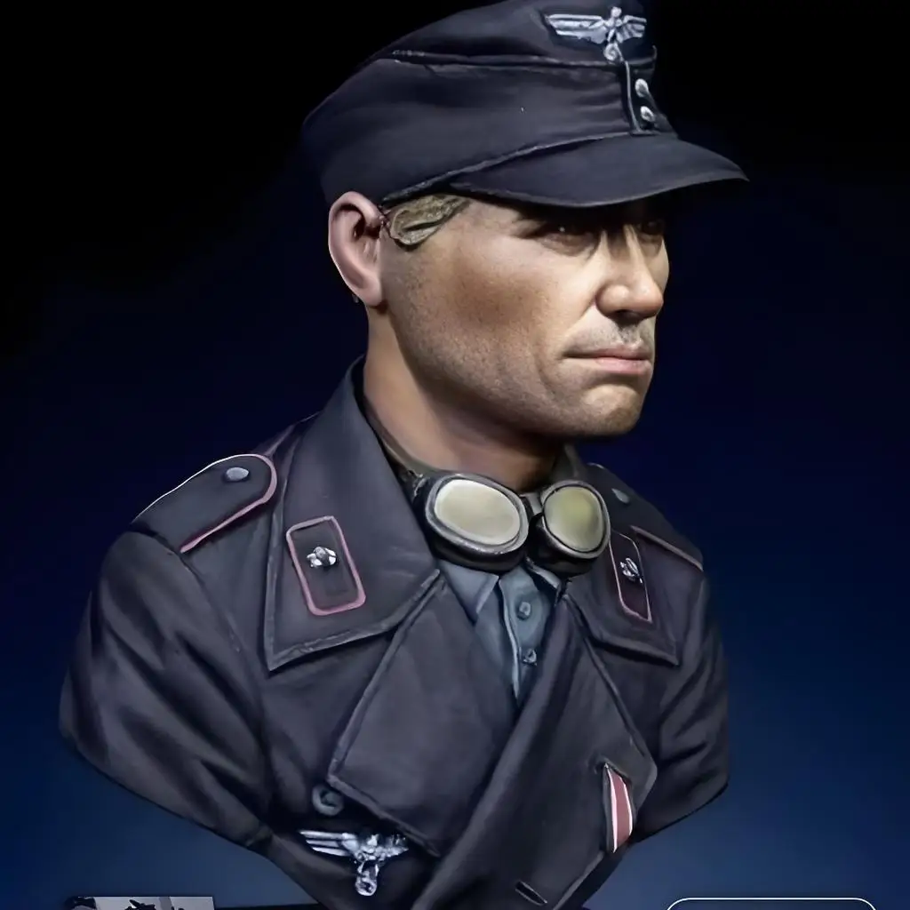 1/16 бюст из смолы, персонаж фильма, бронесолдат, оригинальная белая модель, в разобранном виде и цветная