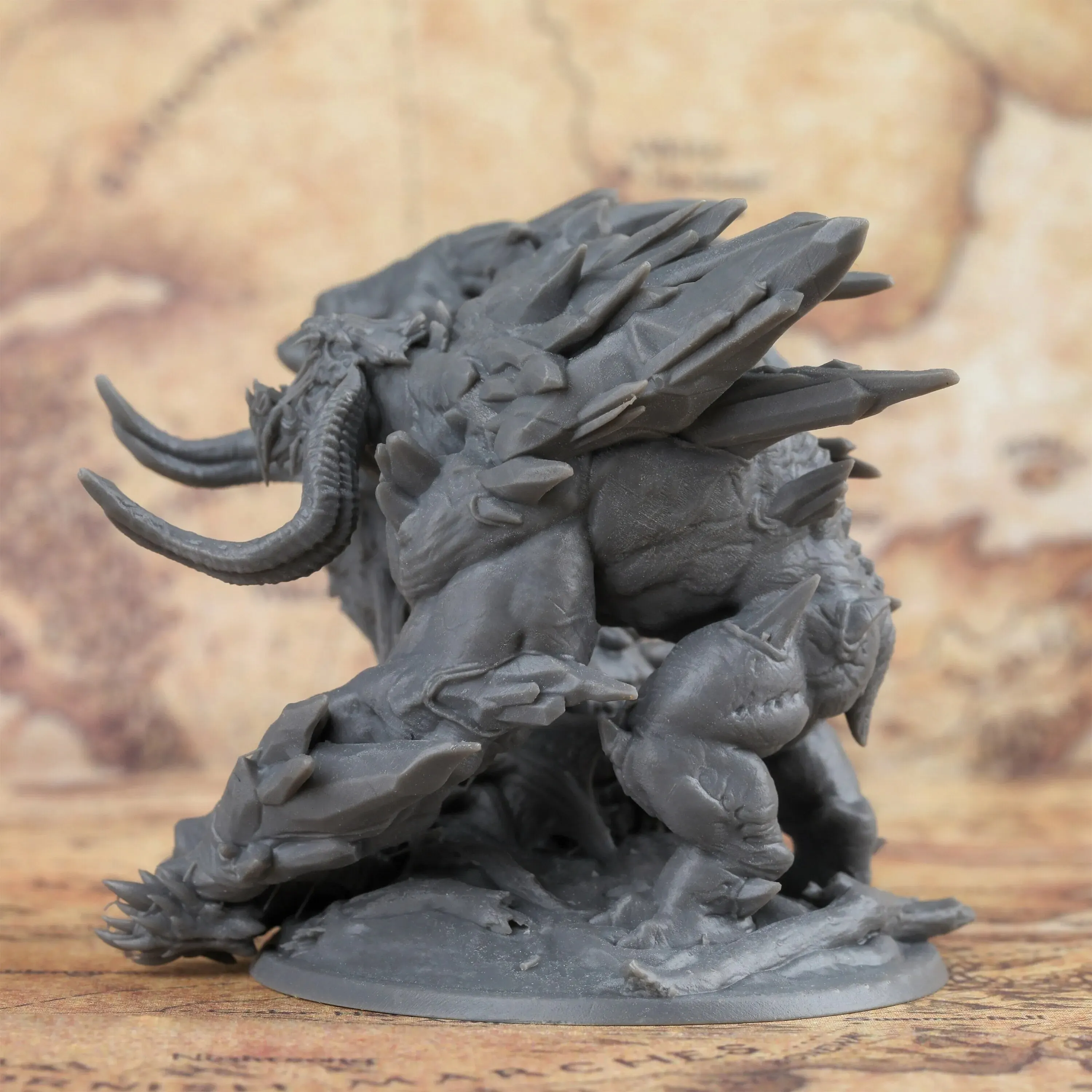 Miniatura z nadrukiem 3D Frost Behemoth do gier RPG Fantasy Figurka z żywicy do gier planszowych RPG DND Odtwarzacze i prezenty