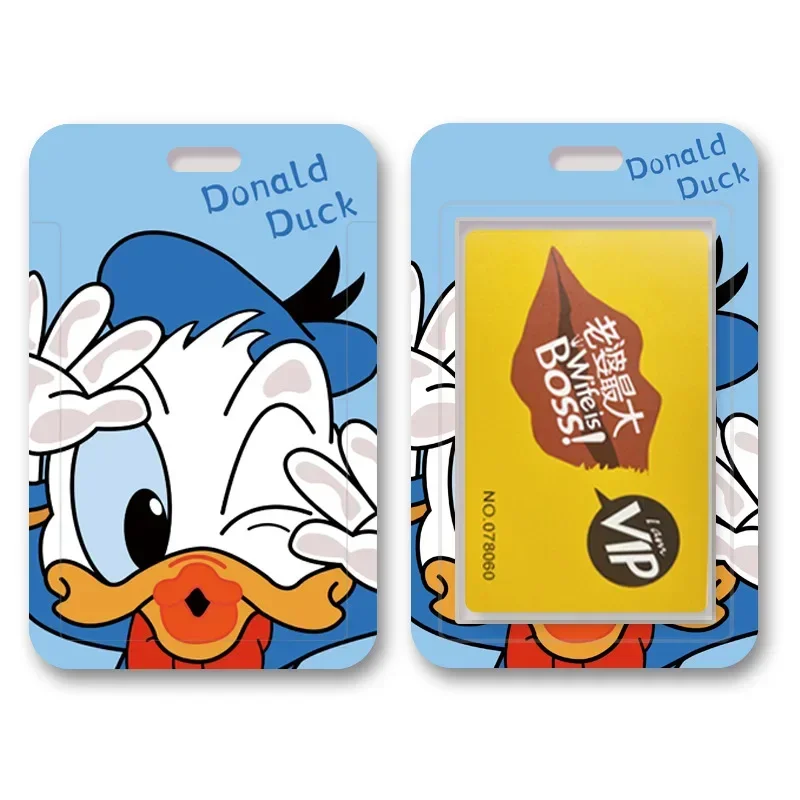 Disney Minnie Mouse Cartoon Couple Student ID Set Dinner Card Chest Card Set Subway Access Card Holder view 5