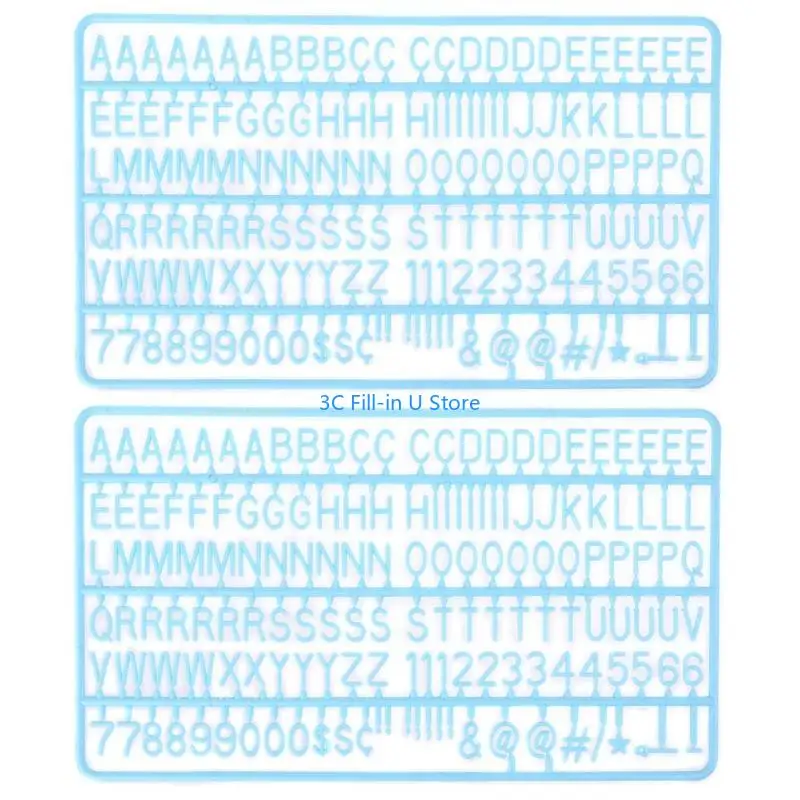 G8TA 2 Set en feuilles Lettres numéros Caractères en feutre Caractères caractéristiques réutilisables caractères