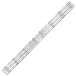 Rétro-éclairage LED pour TCL L43E5800A-UD 43D2900 LED3030F2.1 V1.2 DS-4C-LB4308-YM01J V5 43U67EBC 1 ensemble = 3 pièces