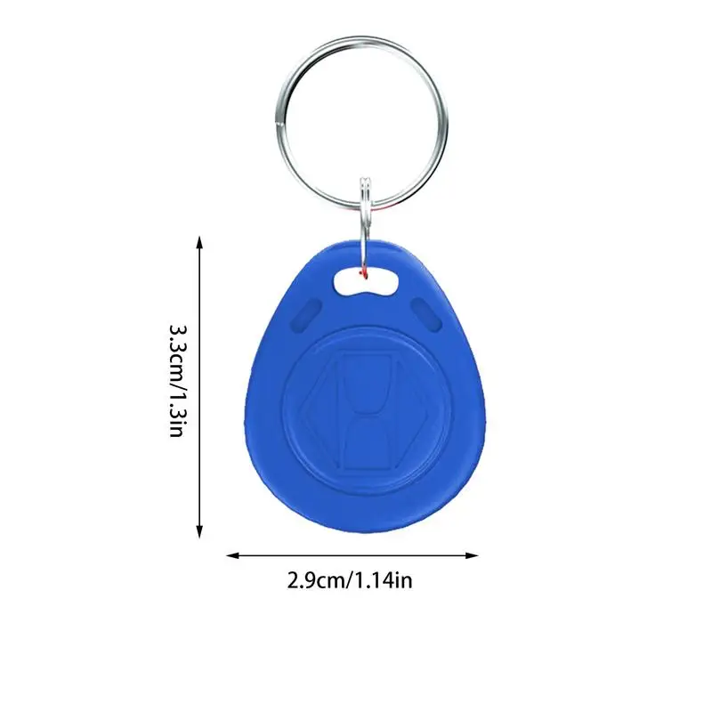 Door Access Key Fob 125KHz Fob Tag For RFID 10pcs Waterproof Sensitive Sensing Drop Resistant Read Only IC Card Fob For Security