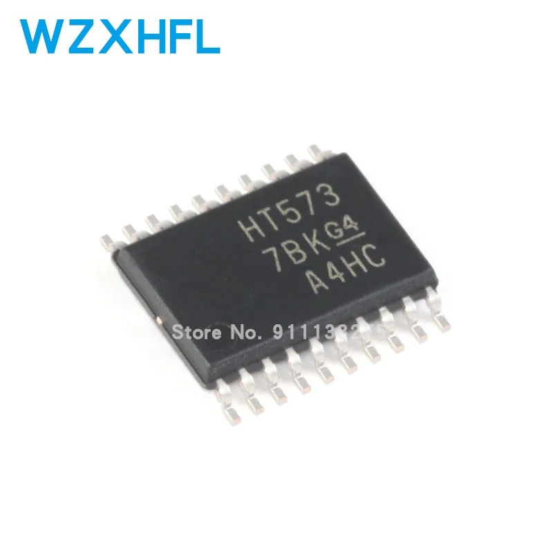 10Pcs New  SN74HCT573PWR HT573 TSSOP-20 tri-state output octal transparent class D latch logic chip In stock