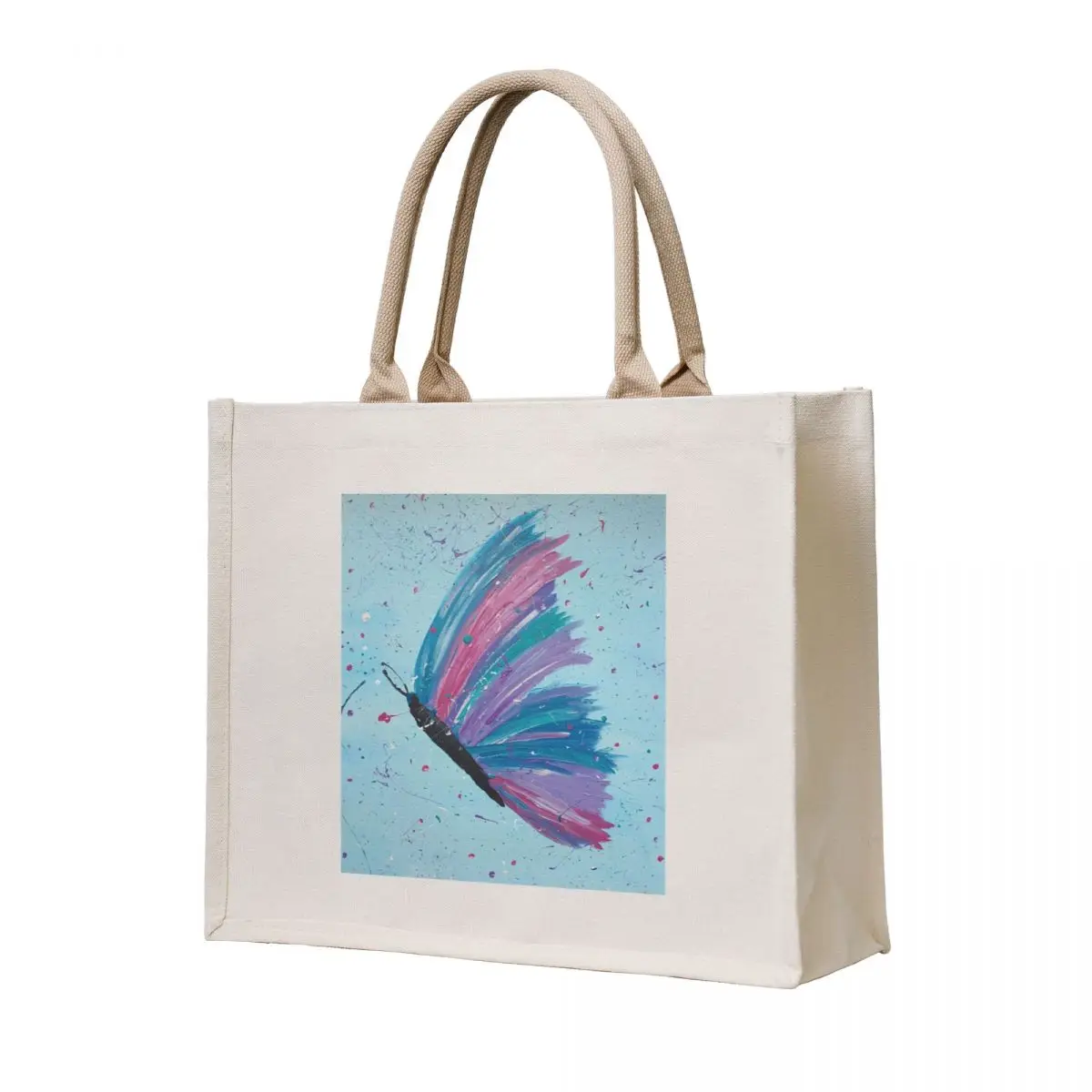 

Butterfly 4 Tote Bag reusable shopping bag shopper bag women canvas Custom shopper woman