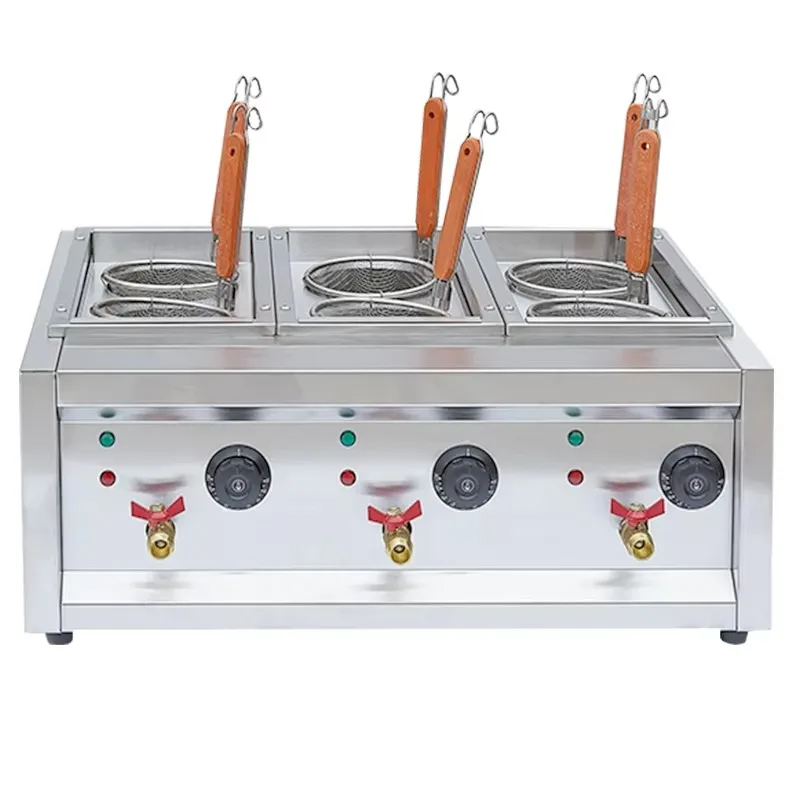 

Restaurant Equipment Stainless Steel Basket Commercial Noodle Cooker Portable Electric Pasta Boiler Cooking Machine
