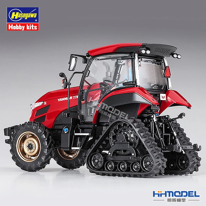 Hasegawa 66104 Static Assembled Car Model Toy 1/35 Scale For Yanmar Tractor YT5113A Triangular crawler Tractors Car Model Kit