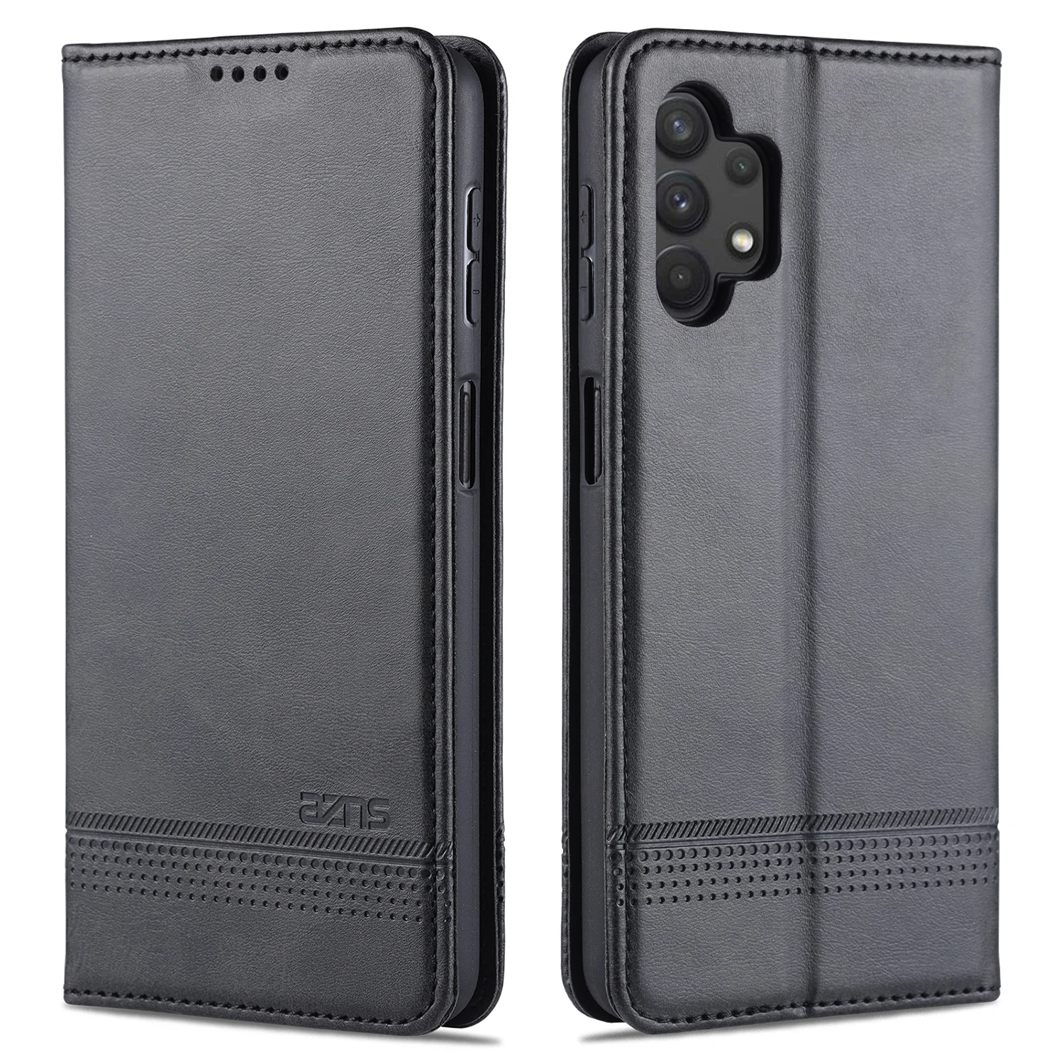

Flip leather Magnetic closed Cover For Samsung Galaxy A32 5G Card slot wallet shockproof Phone Case For Samsung Galaxy A32 4G