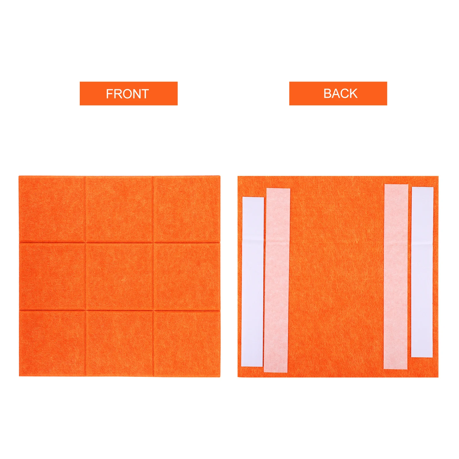 لوحة اللباد ذاتية اللصق للمنزل والمكتب وشبكة الحائط ولوحة اللباد وديكور منظم لوحة الإعلانات #2