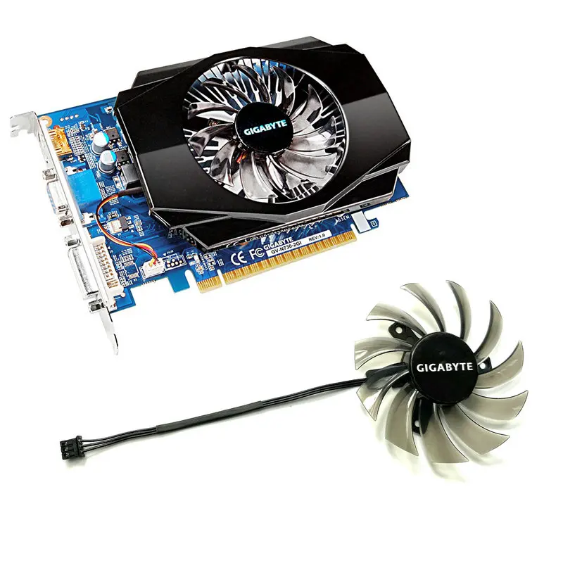 New for Gigabyte GV-N730 GV-N630 GV-N610 GV-R575 GV-R557 Graphics Video Card Cooling Fan T128010SM