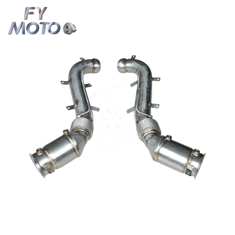 For Mclaren 650S / MP4-12C 3.8 V8 2014+ catless downpipe 