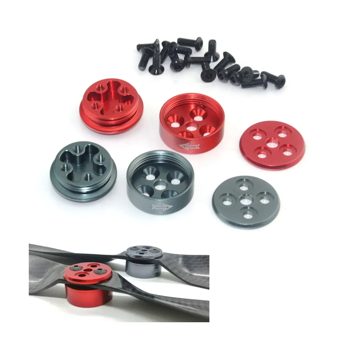 Super Light Quick Release Propeller Thread Self-tightening Prop Mount Adapter DIY A