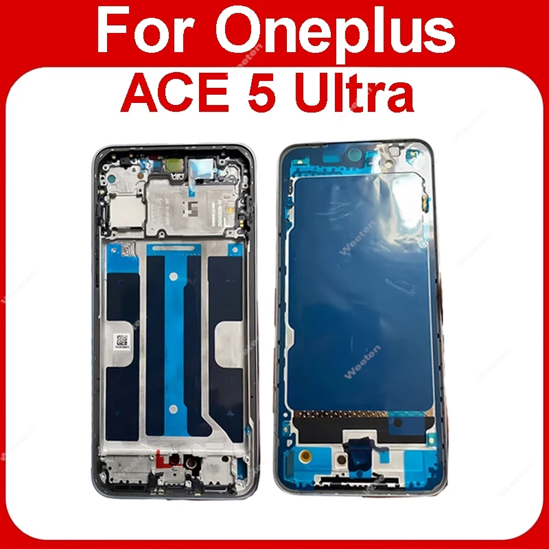For Oneplus Ace 5 Ultra Middle Frame Housing Front Frame Middle Housing with Side Button Chassis Parts Replacement Repair Parts