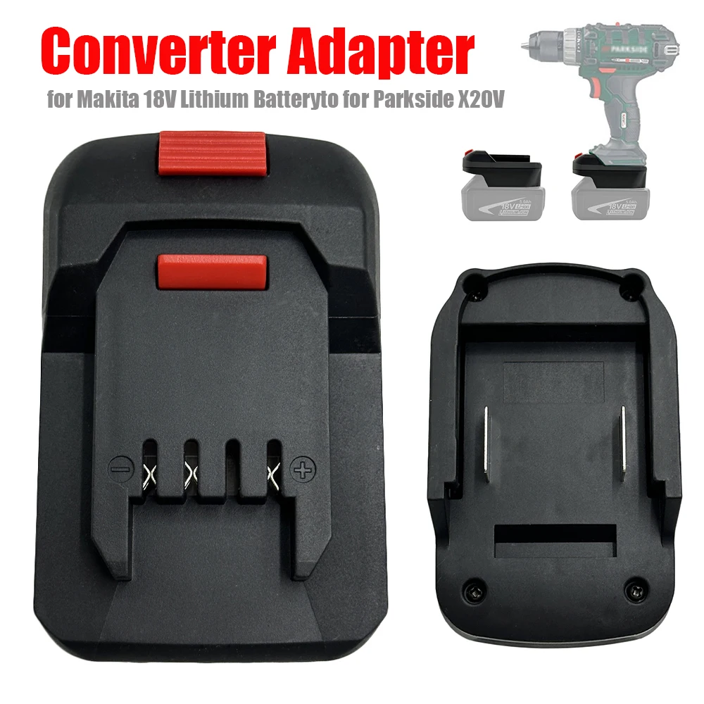 Adaptador de herramienta eléctrica, convertidor de batería para Makita a Lidl Parkside X20V, adaptador de batería de iones de litio, herramienta eléctrica