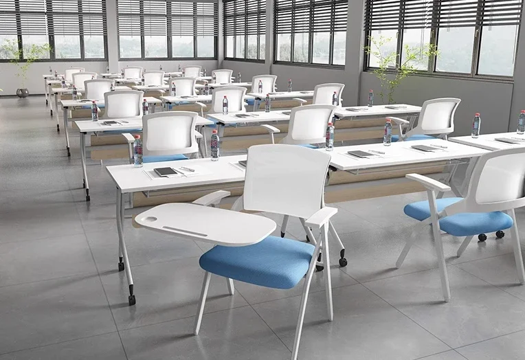 

Chair with table board foldable