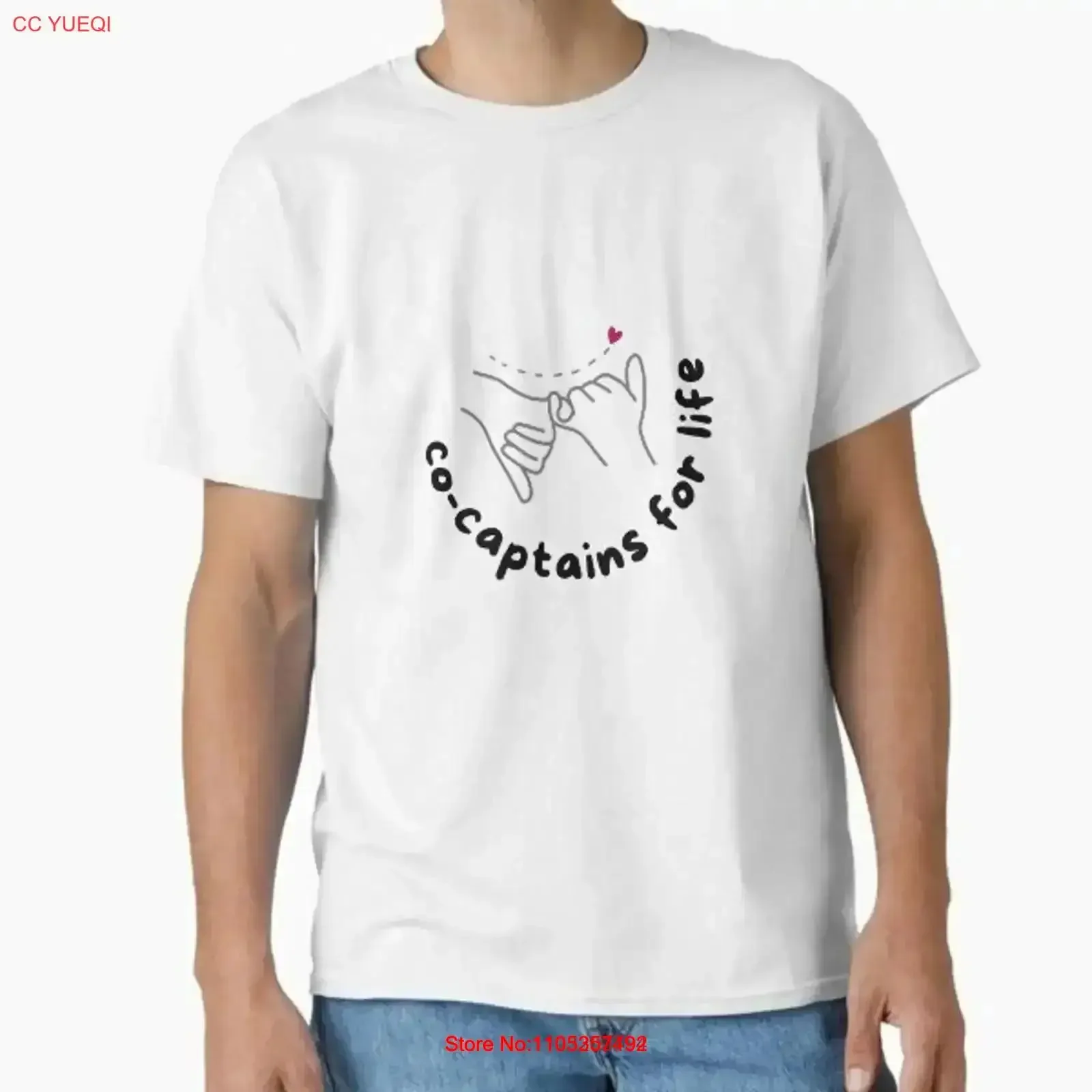 Co captains for life pinky promise sara a T Shirt Made in US AUS Size S 2XL vintage Washed streetwear graphic Slightly vintage