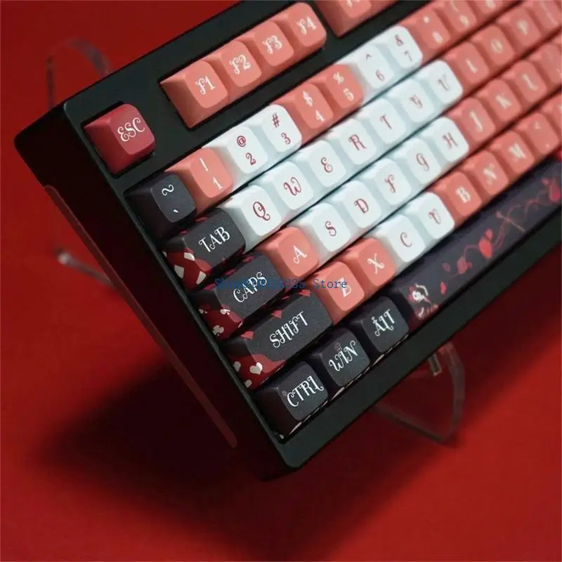 130 Keys Keycaps XDA Profile Cartoon Girl Keycaps PBT DyeSublimation Mechanical