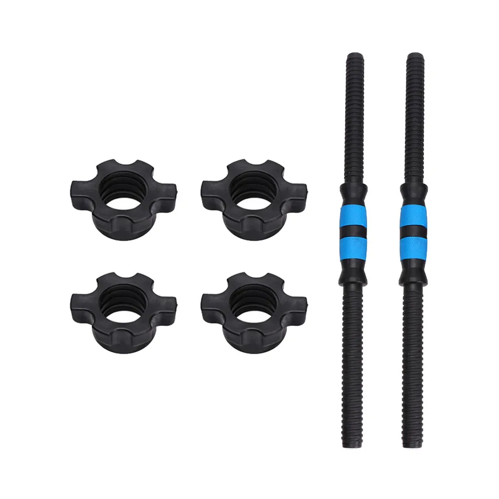 

2pcs Dumbbell Connecting Equipment Barbell Connector Durable Premium Material Thread Design Knurled Grip Strength