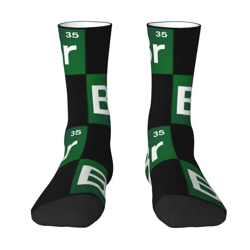 Breaking Bad Elements Dress Socks for Men Women Warm Funny Novelty Heisenberg TV Show Crew Socks