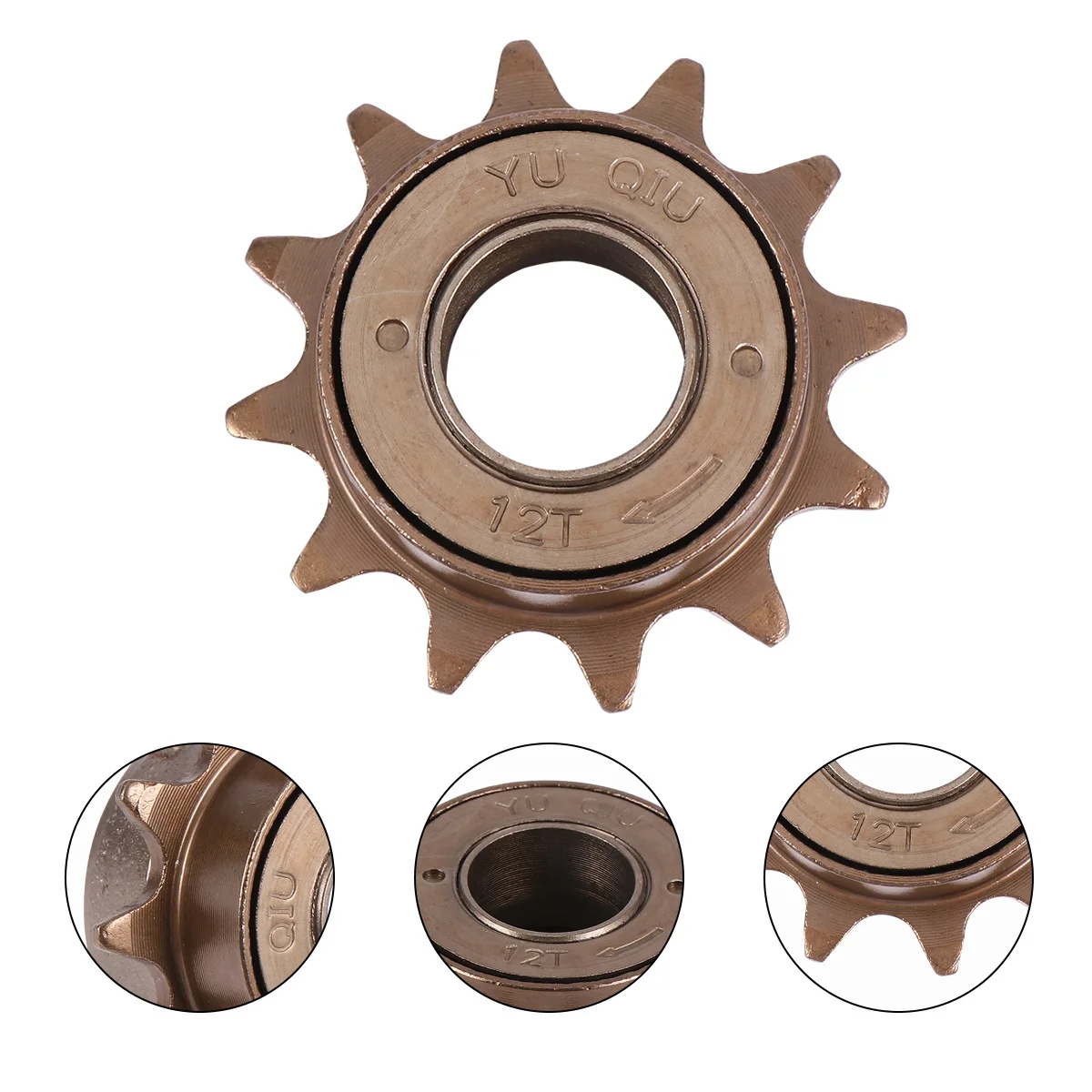 

Durable Steel 12 Tooth Flywheel 12t Large Hole Inner Diameter 34mm Bike Freewheel Precise Threading Smooth Rotation