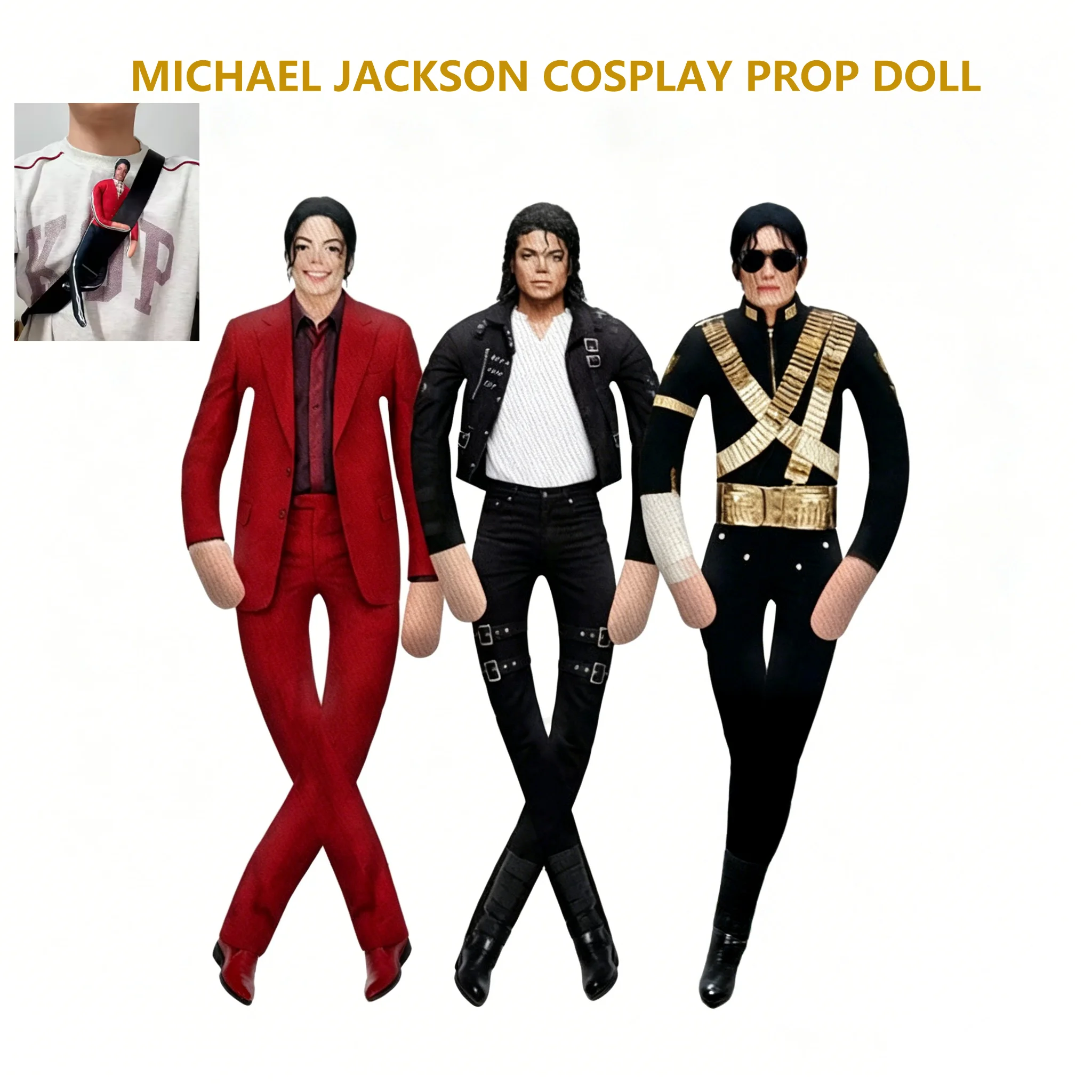 

Michael Jackson Pop Abstract Plush Doll Wire Skeleton Poseable MJ Rat Dry Figure Funny Collectible Gift For Fans in stock